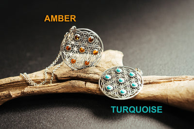 TÜRQUOISE / AMBER ANHÄNGER