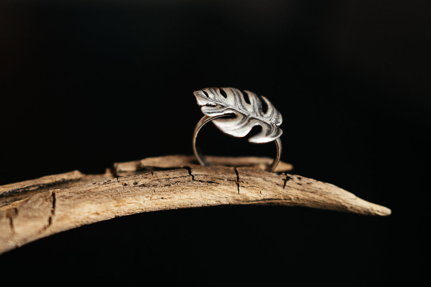 Monstera-Blatt-Ring